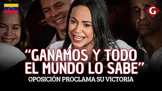 Oposición VENEZOLANA reclama su VICTORIA y denuncia FRAUDE en REELECCIÓN de MADURO  Gestión [upl. by Airebma195]