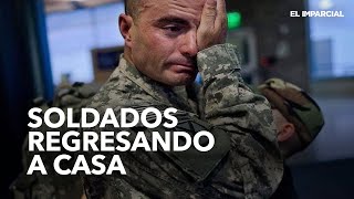 Soldados regresando de la guerra Emotivos recibimientos [upl. by Nochur403]