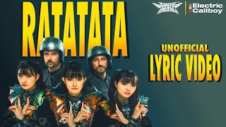 RATATATA LYRIC VIDEO  Electric Callboy amp BABYMETAL [upl. by Kcitrap]