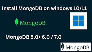 How to Install MongoDB on windows 1011 mongodb [upl. by Enilav273]