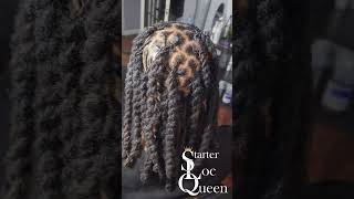 Loc Reattachments on an undercut🔥🔥🔥TheStarterLocQueen TheLocClinic [upl. by Wehtam]