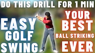 This Drill Makes the Golf Swing SO EASY  Get PERFECT Ball Striking in Just 1 Minute [upl. by Bertha]