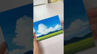 Painting Clouds with Holbein Gouache [upl. by Naeruat]