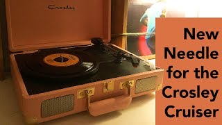 Replacing the Needle on a Crosley Cruiser Turntable [upl. by Proffitt]