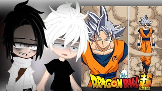 Jujutsu Kaisen React To Goku  Dragon ball Super  Gacha react [upl. by Larkin]