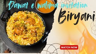 DawatE walima invitation 💖with family food wedding vlogwedding foodvlog biryani enjoy [upl. by Abernon]