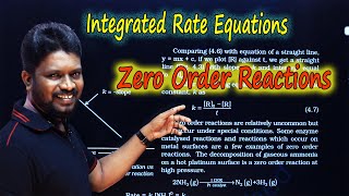 4 Integrated Rate Equations  Zero Order Reactions  Chemical Kinetics  Tamil [upl. by Llib]