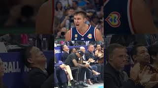 MELOs REACTION on BOGDANOVIC 3 POINTER Shorts [upl. by Tigram]