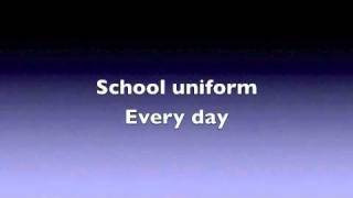 School Uniform Rap Lyrics [upl. by Narrad]