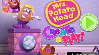 Mrs Potato Head  Create amp Play Part 1  Best iPad app demo for kids  Ellie [upl. by Ardiedak]