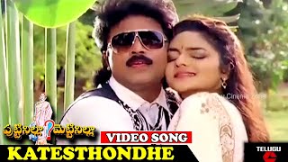 KATESTHONDHE  VIDEO SONG  PUTTINILLA METTINILLA  BHANU CHANDER  MADHUBALA  TELUGU CINEMA ZONE [upl. by Atniuq]