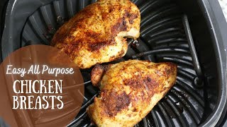 All Purpose Air Fryer Chicken Breasts for Pasta Salads Tacos and Sandwiches [upl. by Stewart]