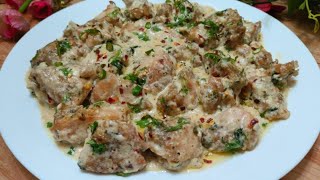 Creamy Cheesy Chatpati Chatkara Chicken Boti chicken starter recipe Than better recipe [upl. by Ahsiekam]