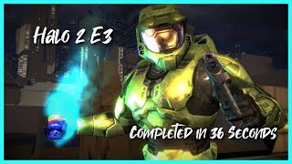 World Record Halo 2 E3 Demo completed in 3683 seconds [upl. by Anyaled]