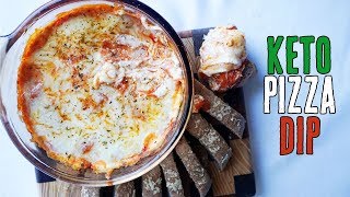 Easy Keto Pizza Dip  Simple Ingredients [upl. by Anialeh189]