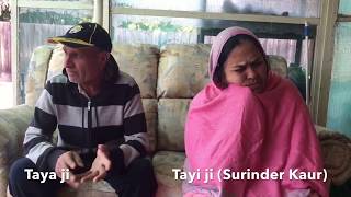 TAYI SURINDER KAUR  ਮੈ ਚੱਲੀ INDIA ਨੂੰ  Taya ji  Vegemite Singh  Pardeep Sharma [upl. by Lurette]