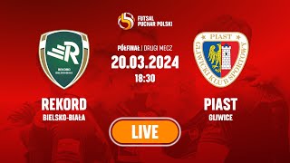 Puchar Polski w futsalu  Rekord BielskoBiała  Piast Gliwice [upl. by Nyvets]