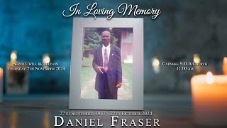 Celebrating The Life of Daniel Fraser [upl. by Marpet]