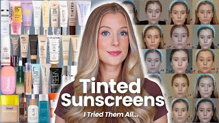 I Tried The Top 36 Tinted Sunscreens Tinted SPF Showdown [upl. by Twyla]