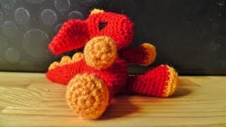 Amigurumi Drache Häkelanleitung Teil 1 Kopf  ® Woolpedia [upl. by Linn572]