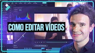 Tutorial COMPLETO de Edição Como Editar Vídeos DO ZERO 1  Wondershare Filmora [upl. by Anstus]