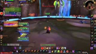 WoW Warlock solo  The Black StalkerUnderbog End Boss Normal Mode [upl. by Dera580]