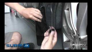 Rally Armor UR Mudflap Install  2008 Subaru WRX [upl. by Laekcim]