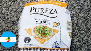 Pureza Pizza Gourmet Integral Premezcla con Levadura Molino Cañuelas  Tomate Triturado DIA [upl. by Mayne]