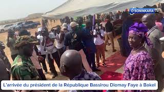 L’arrivée du président de la République Bassirou Diomaye Faye à Bakel [upl. by Atilef699]