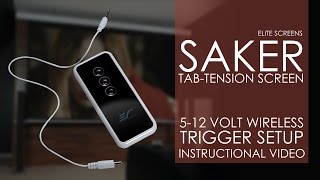 Saker TabTension 512 volt wireless trigger setup [upl. by Mill]