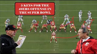 49ers Playbook 5 Keys for the Offense in the Super Bowl  Film Study [upl. by Reg180]