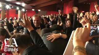 The moment Parasite wins Best Picture [upl. by Ssidnac]