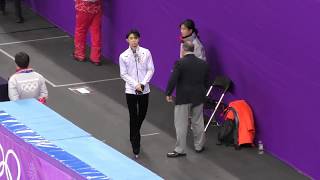 PyeongChang Olympic 6min practice Men Yuzuru Hanyu Free program 0216 羽生結弦 平昌オリンピック2018 FS 6分間練習 [upl. by Tuttle808]