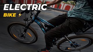 I Tried Electric Cycle ⚡️SHOCKING REACTION 🔥 [upl. by Naeerb486]