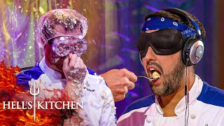 Blind Taste Test Gets Explosive 💥  Hells Kitchen [upl. by Longmire610]