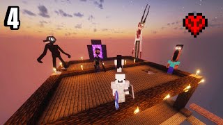 One Block Skyblock With Horror Mods I ALMOST DIED AGAIN 4 [upl. by Laurinda]