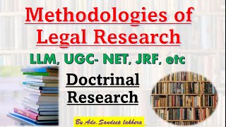 Doctrinal Research  Legal Methodology legalresearch [upl. by Korfonta504]