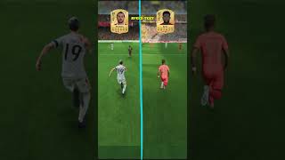 Davies vs Theo Hernandez Speedtest davies theohernandez fc25 eafc25 fifa25 speedtest adeyemi [upl. by Ahsinrat]