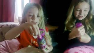 TRYING SOUR CANDY 🍬 MEGAN AND IMOGENS FIRST TIME candy family vlog fun [upl. by Erdnaid]