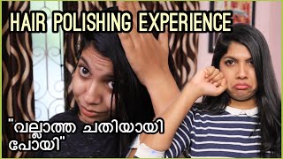 🚫I did HAIR POLISHING for the second time Do watch this before you do hair treatment [upl. by Nyrak]