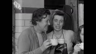 Public washhouse Liverpool 1959  BFI National Archive [upl. by Manup]