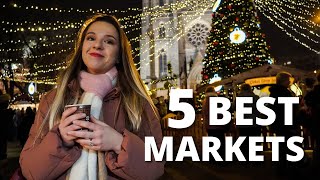 Top 5 Prague Christmas Markets in 2023 [upl. by Yentruoc]