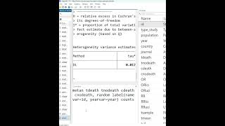 MetaAnalysis in Stata 17  Please download data from the video description metaanalysis [upl. by Ranchod]