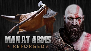 Kratos Axe  God of War  MAN AT ARMS REFORGED [upl. by Essilec438]