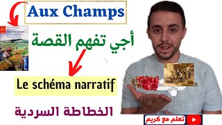 Aux Champs le schéma narratif الخطاطة السردية [upl. by Krein]