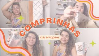 Comprinhas para casa na shopee  decoração e organização [upl. by Nomal]