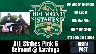 Loaded Graded Stakes Pick 5 Belmont  Saratoga Watch and WIN [upl. by Assili]