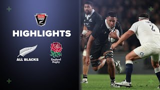 HIGHLIGHTS  All Blacks v England  Auckland 2024 [upl. by Aicilf]