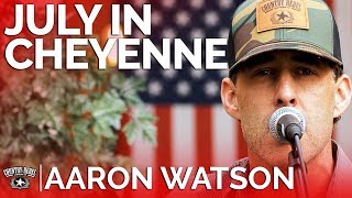 Aaron Watson  July In Cheyenne Acoustic  Country Rebel HQ Session [upl. by Andros337]