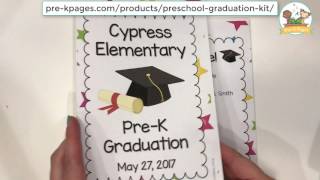 Printable Preschool Graduation Program [upl. by Debee874]